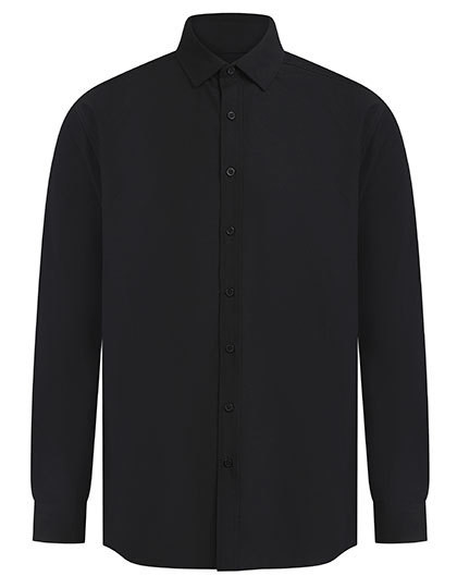Henbury - Men´s Long Sleeved ´Cotton Feel´ Coolplus® Shirt