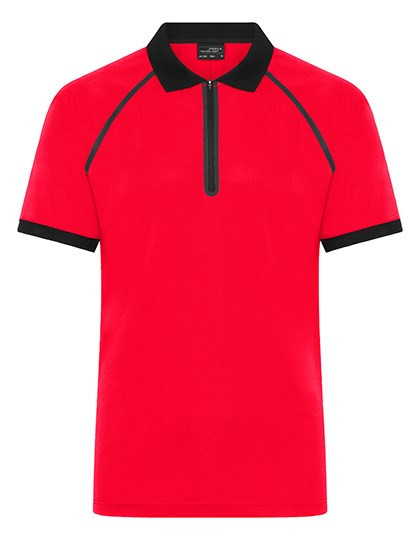 James&Nicholson - Men´s Zip-Polo